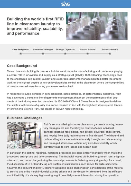 SAG Case Study - Ruth Cleaning Tech