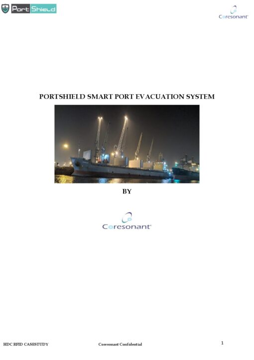 Coresonant Case Study - Portshield Smart Port Evacuation System